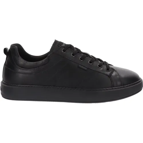 Leather Mens Sneakers Stylish Comfort , male, Sizes: 9 UK, 8 UK - Nerogiardini - Modalova