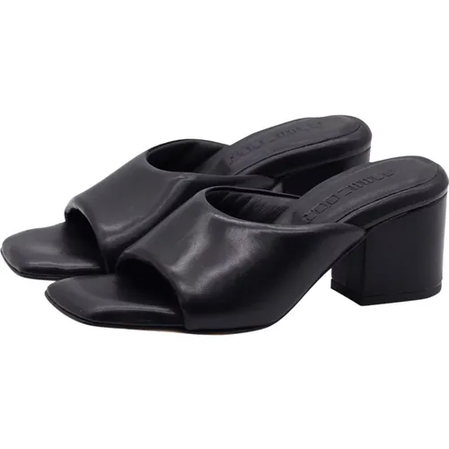 Brit Mules Glove Nero - Stilvolle Absatzmules für modebewusste Frauen , Damen, Größe: 37 1/2 EU - Pomme D'or - Modalova