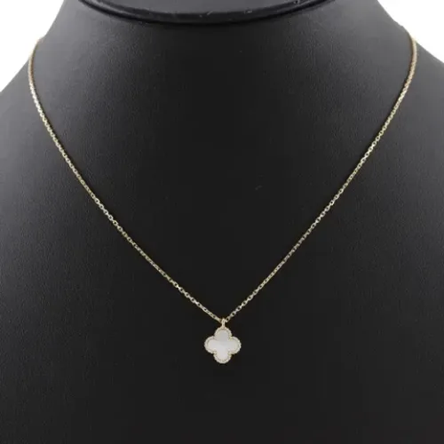 Pre-owned Gold necklaces , female, Sizes: ONE SIZE - Van Cleef & Arpels Pre-owned - Modalova