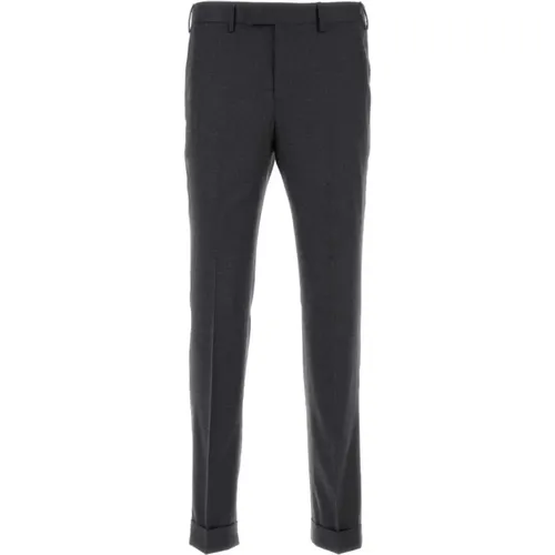 Stretch Wool Pant in Dark Grey , male, Sizes: M, 2XL, XL, L - PT Torino - Modalova