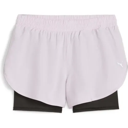 Shorts , Damen, Größe: L - Puma - Modalova