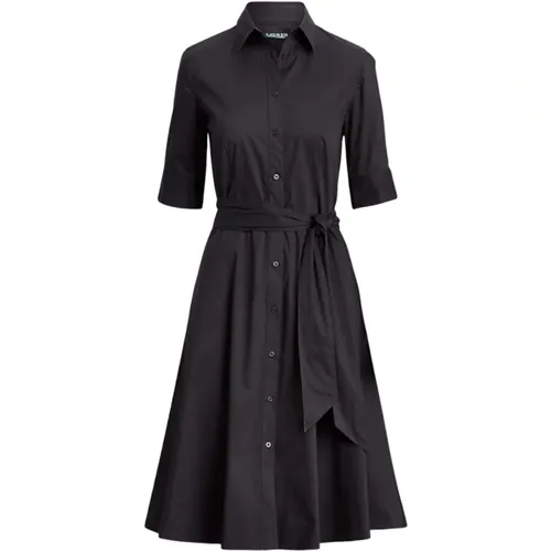 Schwarze Kleider für Frauen , Damen, Größe: 2XS - Ralph Lauren - Modalova