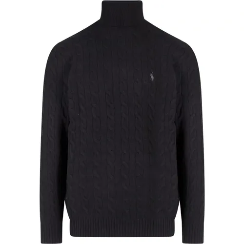 Woll-Kaschmir-Pullover mit Logo , Herren, Größe: M - Polo Ralph Lauren - Modalova