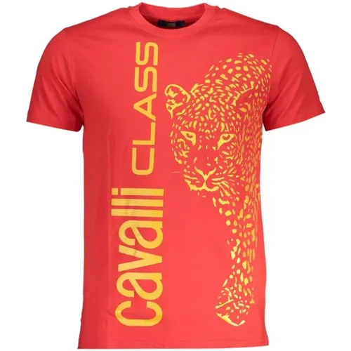 Druck Logo Kurzarm Tee - Cavalli Class - Modalova