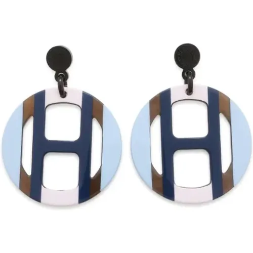 Pre-owned Metal earrings , female, Sizes: ONE SIZE - Hermès Vintage - Modalova