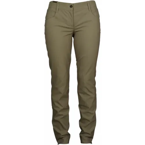 Khaki Stilvolle Hose mit Intrikaten Nähten - Dolce & Gabbana - Modalova