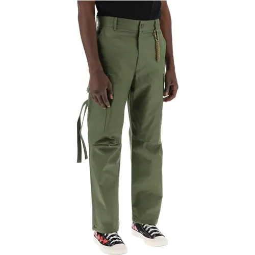 Laurent saint laurent cargo pants , male, Sizes: XL - Darkpark - Modalova