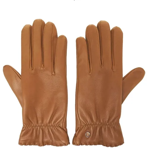 Braune Lederhandschuhe Stilvolles Accessoire - Orciani - Modalova