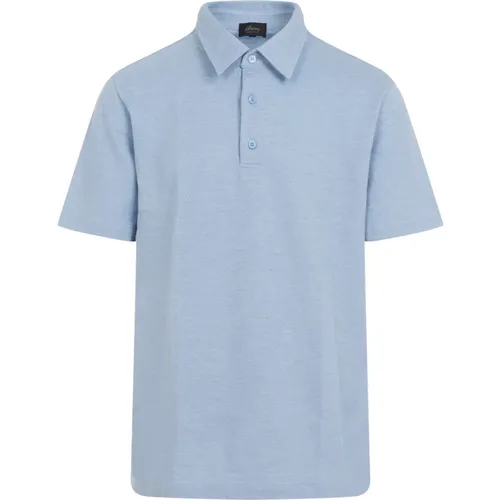 Lead Sky Polo Shirt , Herren, Größe: L - Brioni - Modalova