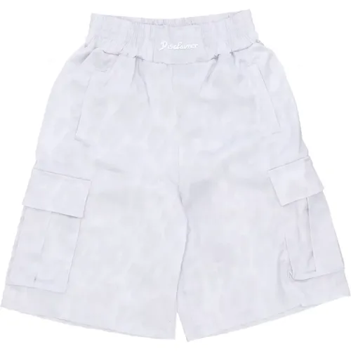 Satin Cargo Shorts für Damen , Damen, Größe: L - Disclaimer - Modalova