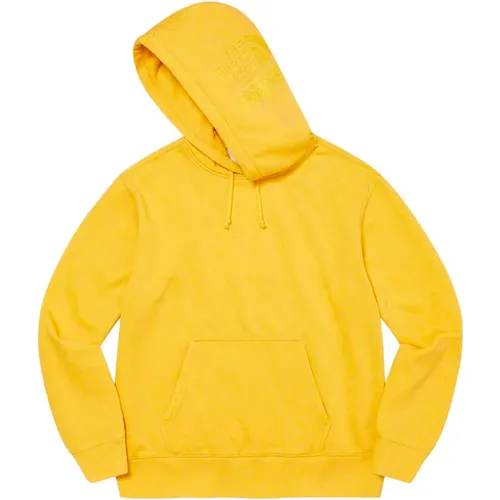 Limitierte Auflage Pigment Printed Hoodie Gelb , Herren, Größe: M - Supreme - Modalova