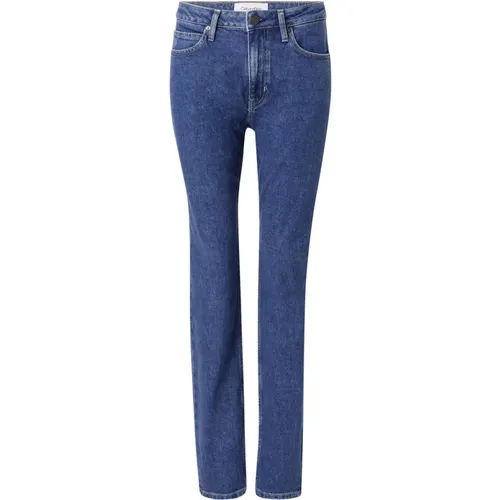 Mid Rise Slim Jeans Denim für Frauen , Damen, Größe: W29 - Calvin Klein - Modalova