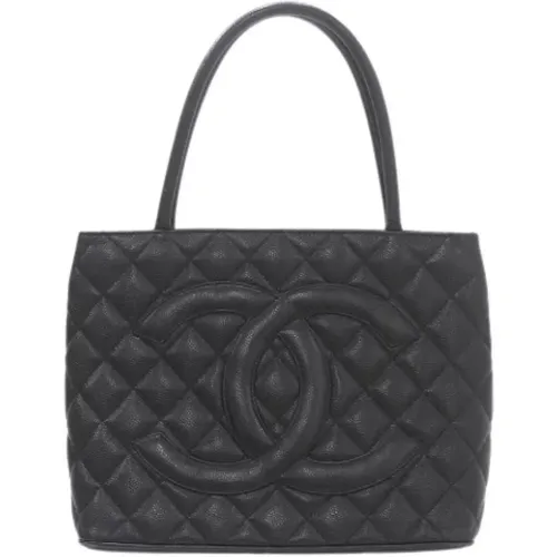 Pre-owned Leather totes , female, Sizes: ONE SIZE - Chanel Vintage - Modalova