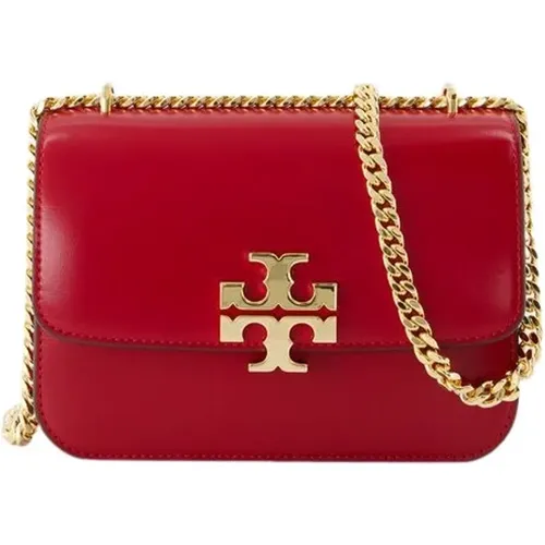 Rote Leder Umhängetasche - TORY BURCH - Modalova