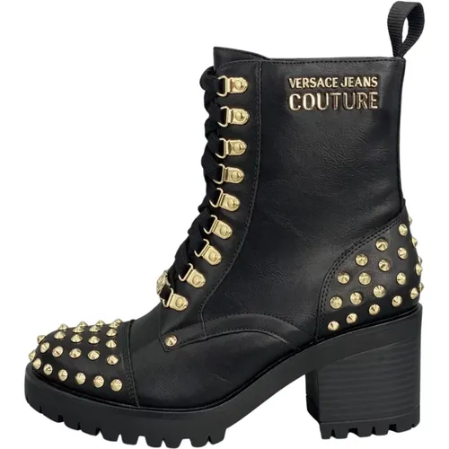 Stylish Eco-Leather Boots , female, Sizes: 7 UK - Versace Jeans Couture - Modalova