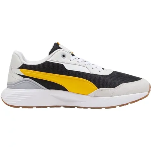 Low-Top Sneakers Runtamed Plus , male, Sizes: 9 UK, 7 UK, 8 UK, 6 UK, 10 UK, 11 UK - Puma - Modalova