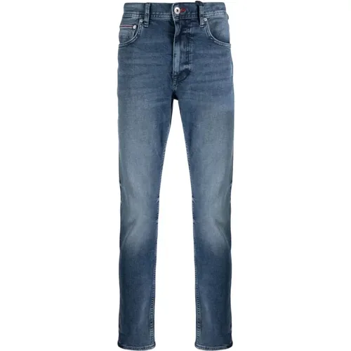 Skinny Jeans Tapered Houston , male, Sizes: W33 L32, W30 L32, W36 L32, W32 L34 - Tommy Hilfiger - Modalova