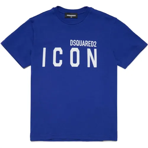 Kontrast Logo T-Shirt Dsquared2 - Dsquared2 - Modalova
