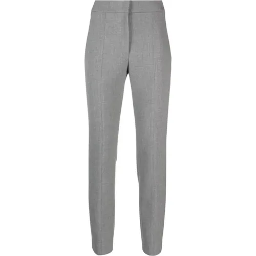 Womens Clothing Trousers Grey Aw23 , female, Sizes: S - PESERICO - Modalova