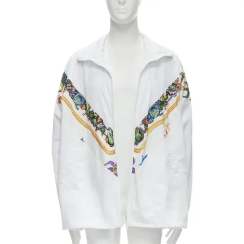 Pre-owned Polyester outerwear , female, Sizes: 2XL - Versace Pre-owned - Modalova