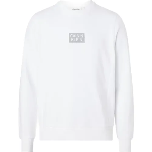Gloss Stencil Logo Sweatshirt for Men , male, Sizes: XL - Calvin Klein - Modalova