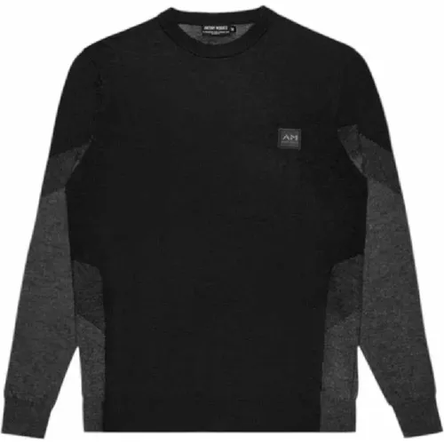 Modernes Urbanes Jersey in Schwarz/Grau , Herren, Größe: XL - Antony Morato - Modalova