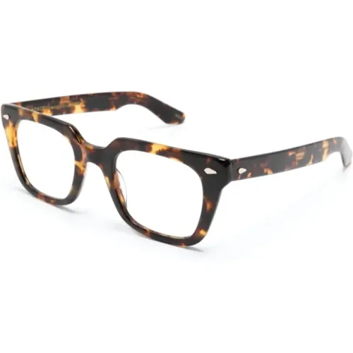 Classic Havana Optical Frame , unisex, Sizes: 45 MM - Moscot - Modalova