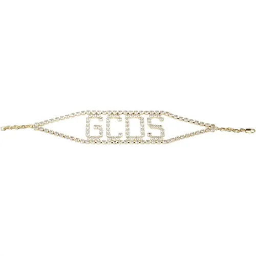 Logo Choker Necklace , female, Sizes: ONE SIZE - Gcds - Modalova