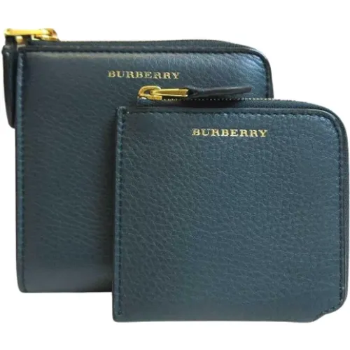 Pre-owned Leather wallets , female, Sizes: ONE SIZE - Burberry Vintage - Modalova