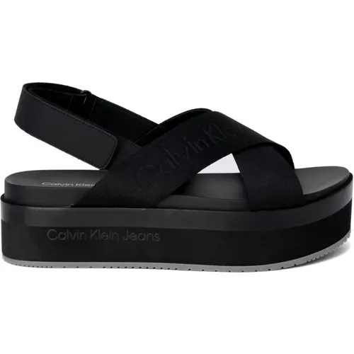 Platform Sandals Spring/Summer Collection , female, Sizes: 4 UK, 6 UK, 7 UK, 5 UK - Calvin Klein Jeans - Modalova