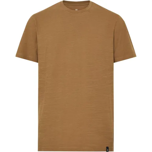 Ss Slub Cotton Jersey T-Shirt,Ss Slub Cotton Jersey T Shirt,Ss Slub Baumwoll-Jersey T-Shirt - Boggi Milano - Modalova