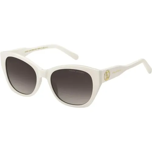 Circular Sunglasses with J Marc Detail , unisex, Sizes: 55 MM - Marc Jacobs - Modalova