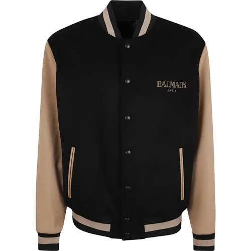 Luxurious Jacket Aw24 , male, Sizes: XL, L - Balmain - Modalova