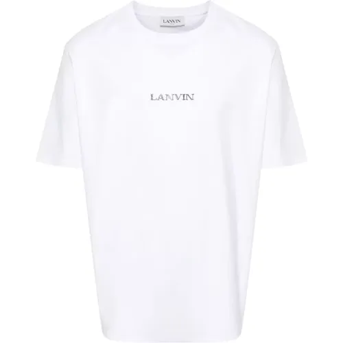 T-Shirts und Polos mit gesticktem Logo - Lanvin - Modalova