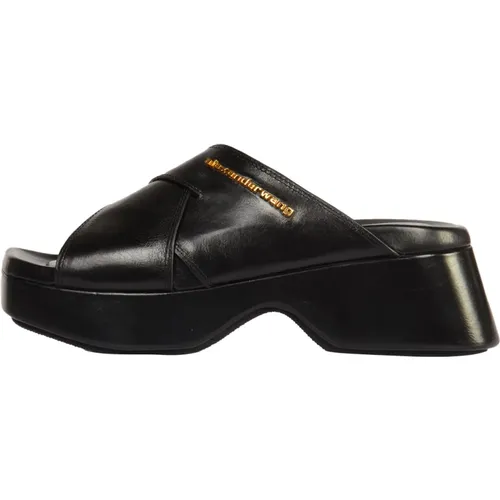 Criss-Cross Platform Sandals , female, Sizes: 3 UK, 6 1/2 UK, 5 UK, 4 UK, 6 UK - alexander wang - Modalova