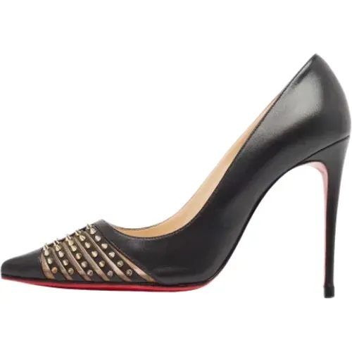 Pre-owned Leather heels , female, Sizes: 4 UK - Christian Louboutin Pre-owned - Modalova