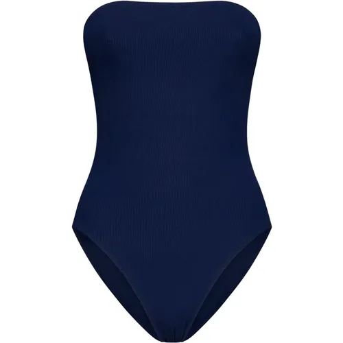 Blaue Meer Kleidung Bandeau Einteiler , Damen, Größe: XS - Lido - Modalova