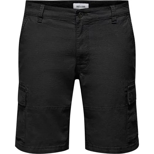 Cargo Bermuda Shorts für Männer , Herren, Größe: M - Only & Sons - Modalova