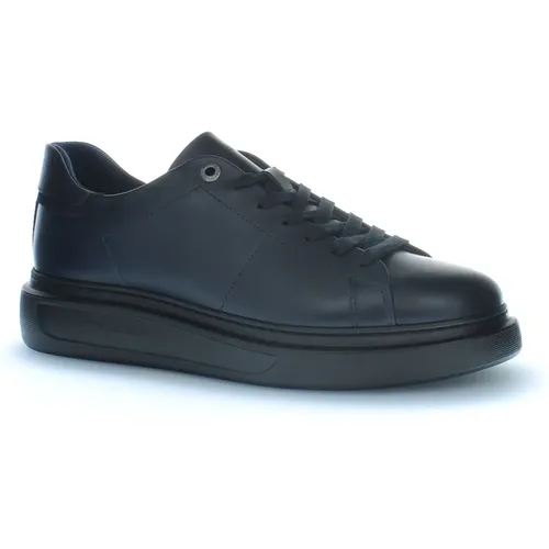 Mens High Top Sneakers in Leather , male, Sizes: 5 1/2 UK - Harmont & Blaine - Modalova