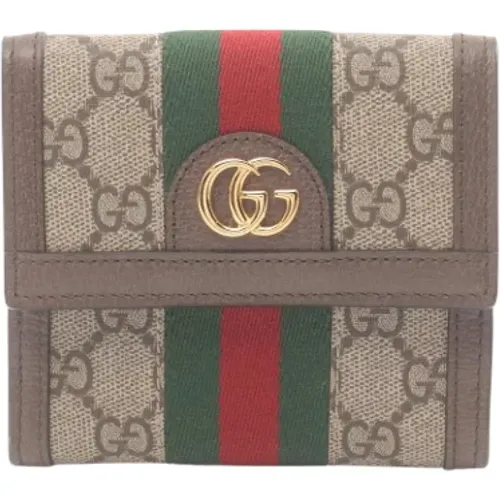 Pre-owned Leather wallets , female, Sizes: ONE SIZE - Gucci Vintage - Modalova