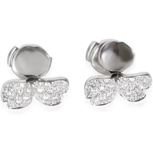 Pre-owned Platinum earrings , female, Sizes: ONE SIZE - Tiffany & Co. Pre-owned - Modalova