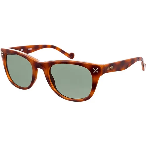 Rectangular Sunglasses with Metal Studs , female, Sizes: ONE SIZE - Liu Jo - Modalova