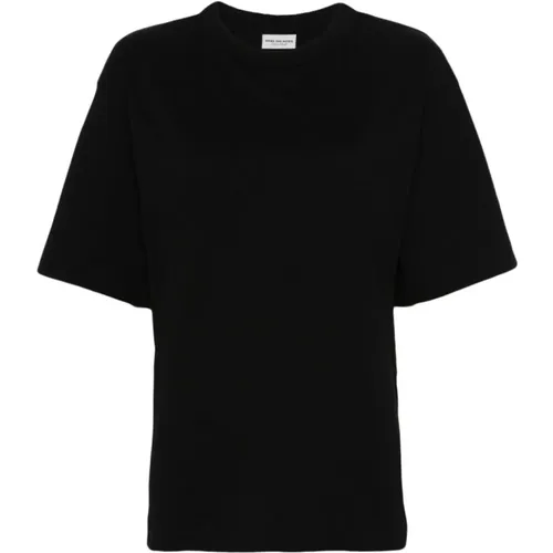 Cotton Jersey T-shirts and Polos , female, Sizes: L, S, XS - Dries Van Noten - Modalova