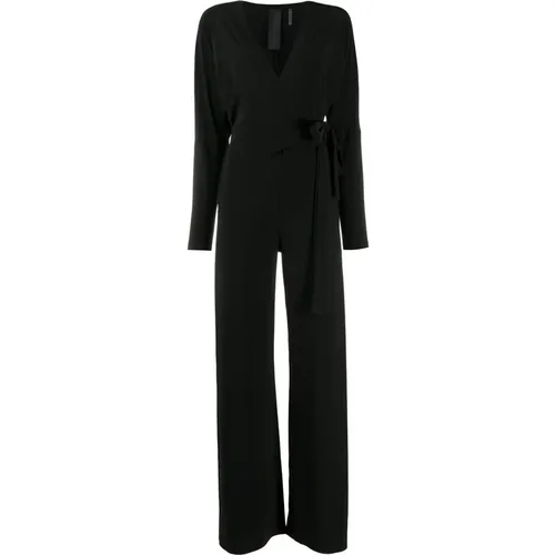 Chic Wrap Jumpsuit , female, Sizes: XS, 2XS, S - Norma Kamali - Modalova