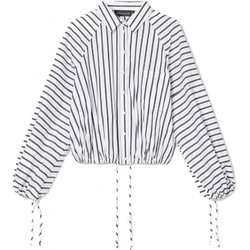 Tazzina Shirt aus 100% Baumwolle , Damen, Größe: M - SPORTMAX - Modalova