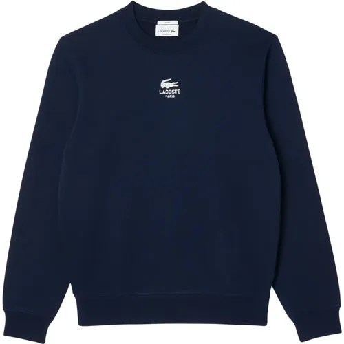 Blaue Pullover Kollektion , Herren, Größe: XL - Lacoste - Modalova