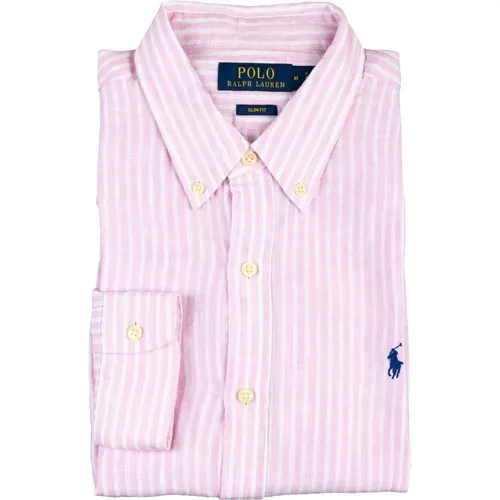 Rosa Hemden Kollektion , Herren, Größe: S - Ralph Lauren - Modalova