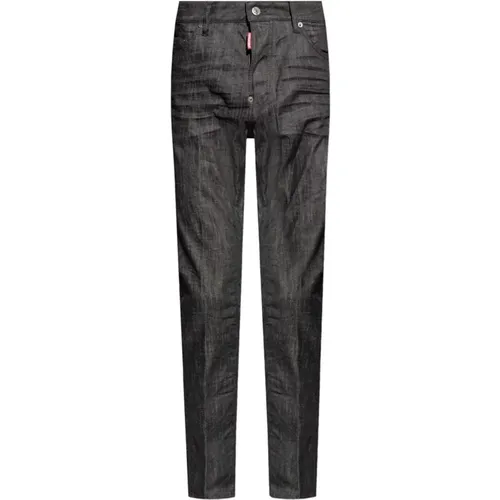 Denim Jeans Whiskering Effect , male, Sizes: M, L, S, XL - Dsquared2 - Modalova