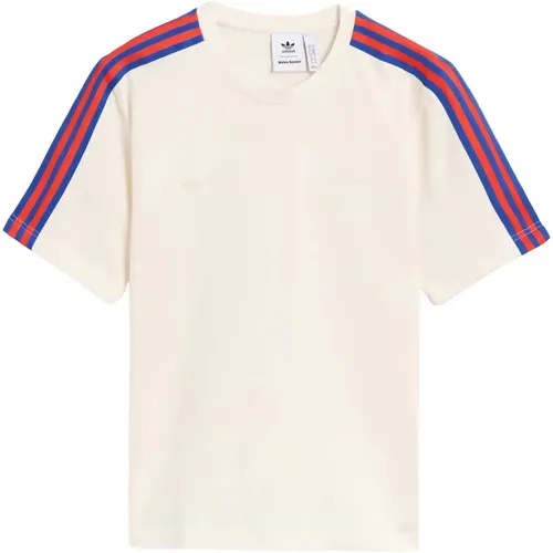 Wales Bonner Weiße T-Shirts und Polos , Herren, Größe: L - Adidas - Modalova