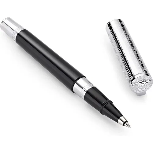 Olympia Roller Pen Silver , unisex, Sizes: ONE SIZE - Versace - Modalova